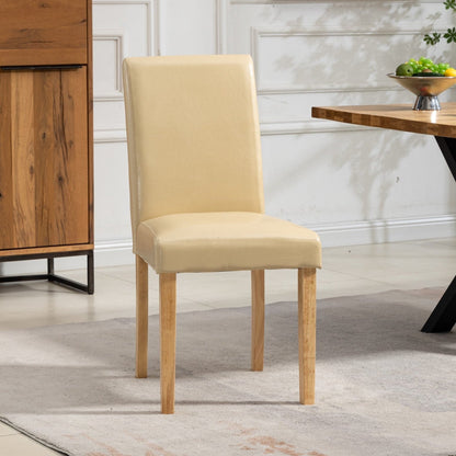 Set of 2 Maiolo Faux Leather Dining Chairs